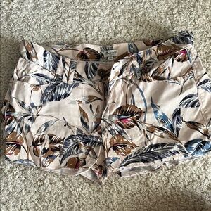 Madewell Tan and Blue Jean Shorts Relaxed Fit
